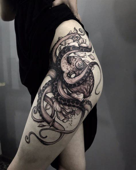 octopus ass tattoo|Butt tattoo